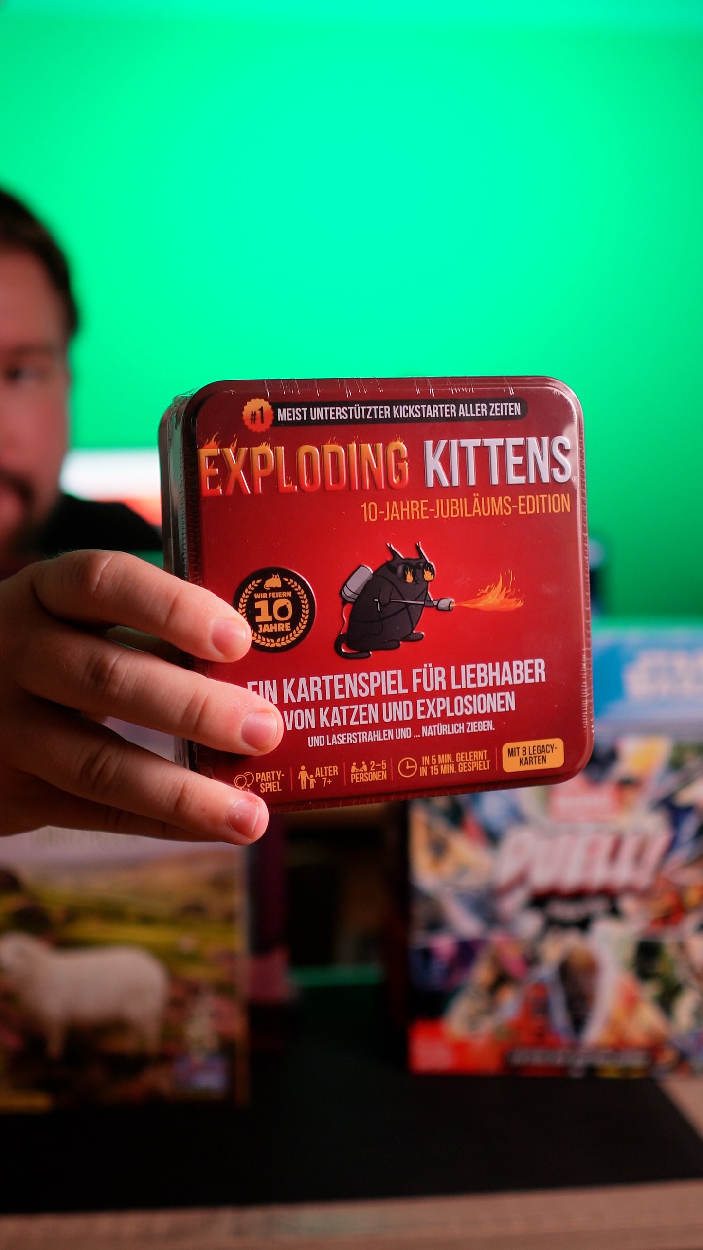Exploding Kittens 10-Jahre-Jubiläums-Edition Tin