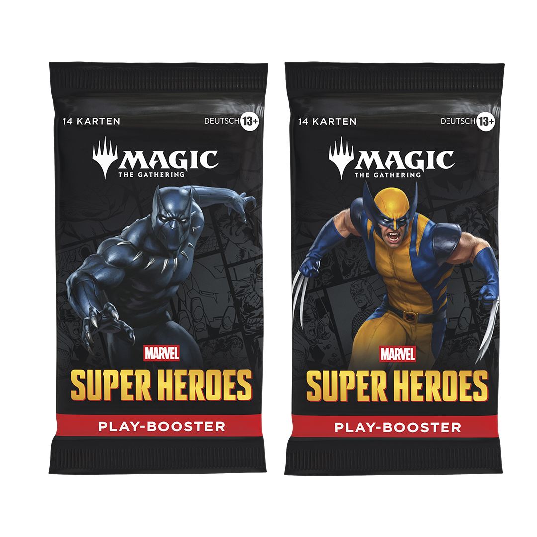 Magic the Gathering Marvel Super Heroes 2x Booster Deutsch