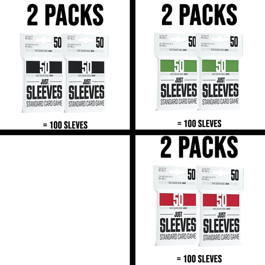 Play Sleeves | 100 Stück Just Sleeves | Verschiedene Farben verfügbar