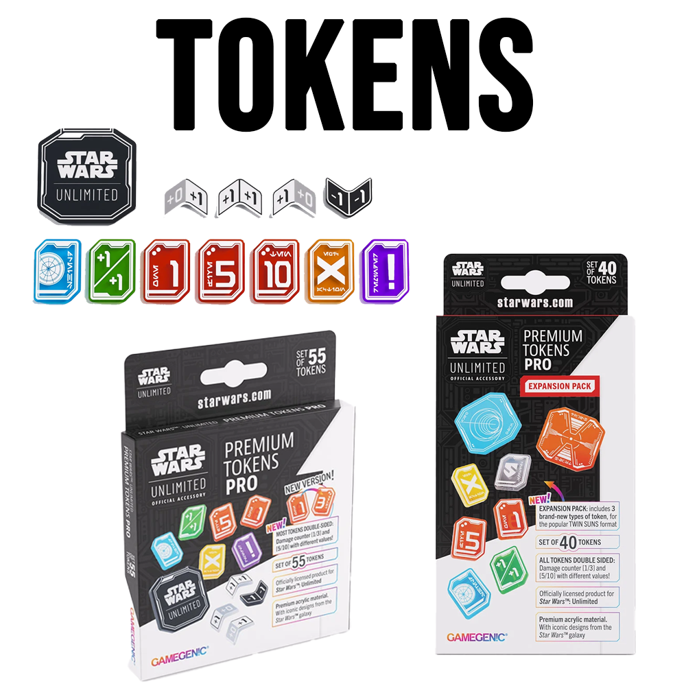 Acrylic Tokens Star Wars Unlimited | Tokens | Tokens PRO | Expansion Pack