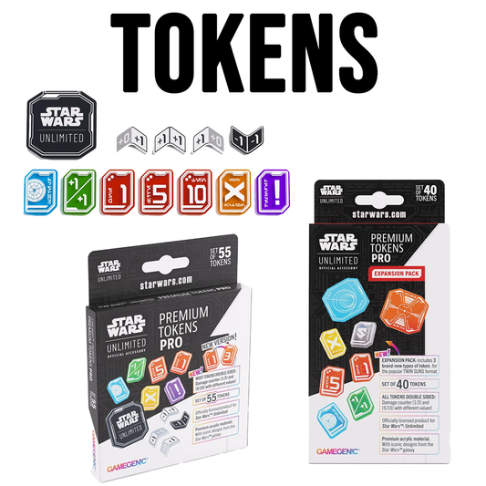 Acrylic Tokens Star Wars Unlimited | Tokens | Tokens PRO | Expansion Pack