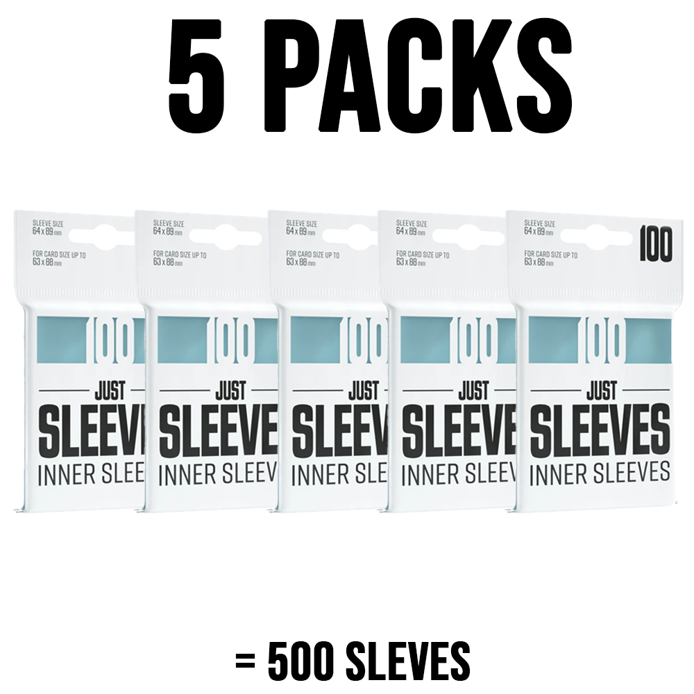 Inner Sleeves | 500 Stück | Star Wars, Pokémon, Magic | Just Sleeves| Gamegenic
