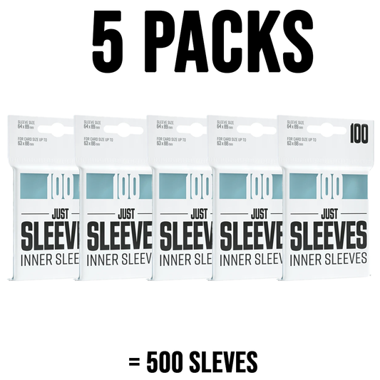 Inner Sleeves | 500 Stück | Star Wars, Pokémon, Magic | Just Sleeves| Gamegenic