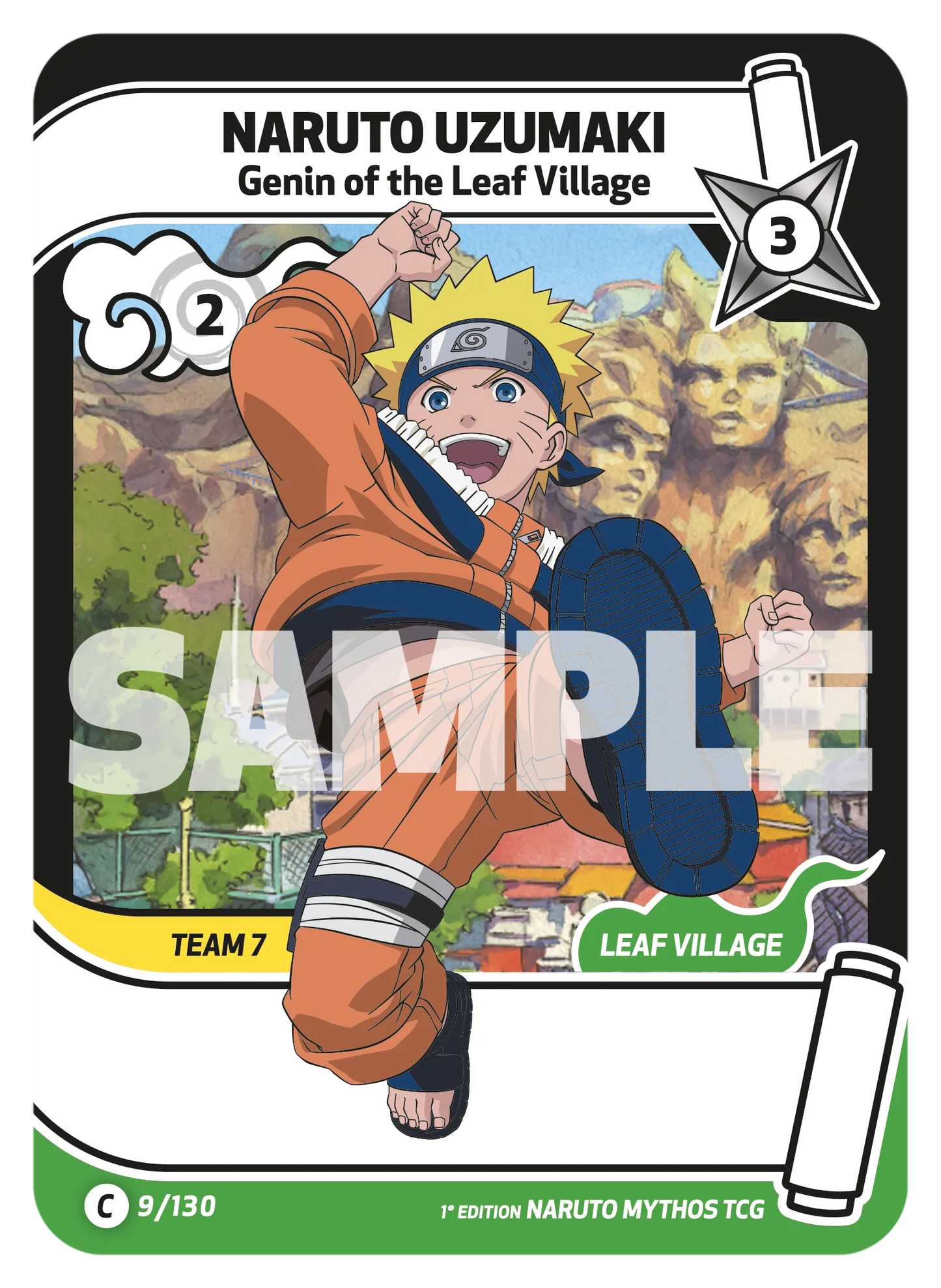 Naruto Mythos TCG Display - Englisch