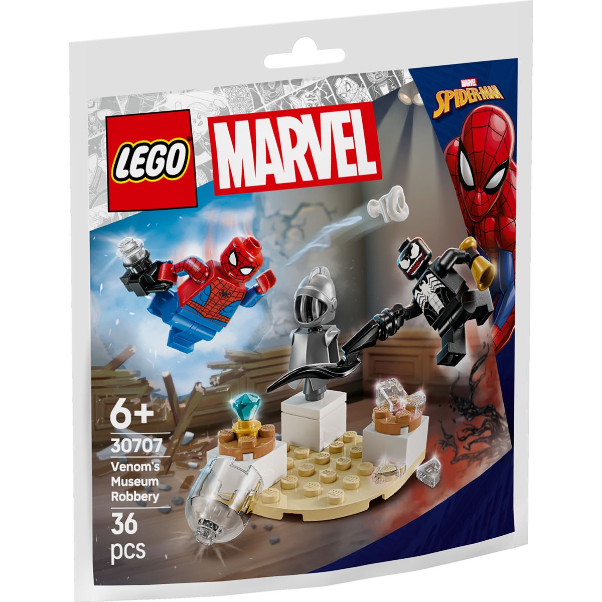 Lego Marvel Super Heroes 30707 Spider & Venoms Museumsraub