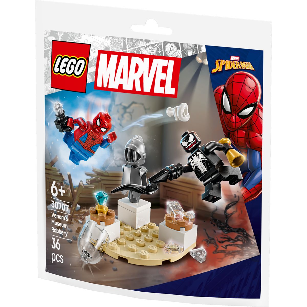 Lego Marvel Super Heroes 30707 Spider & Venoms Museumsraub
