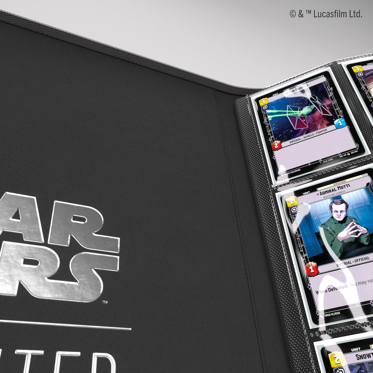 Premium Sammelbinder | Star Wars Unlimited | ZIP-UP ALBUM | Bis zu 360 Karten