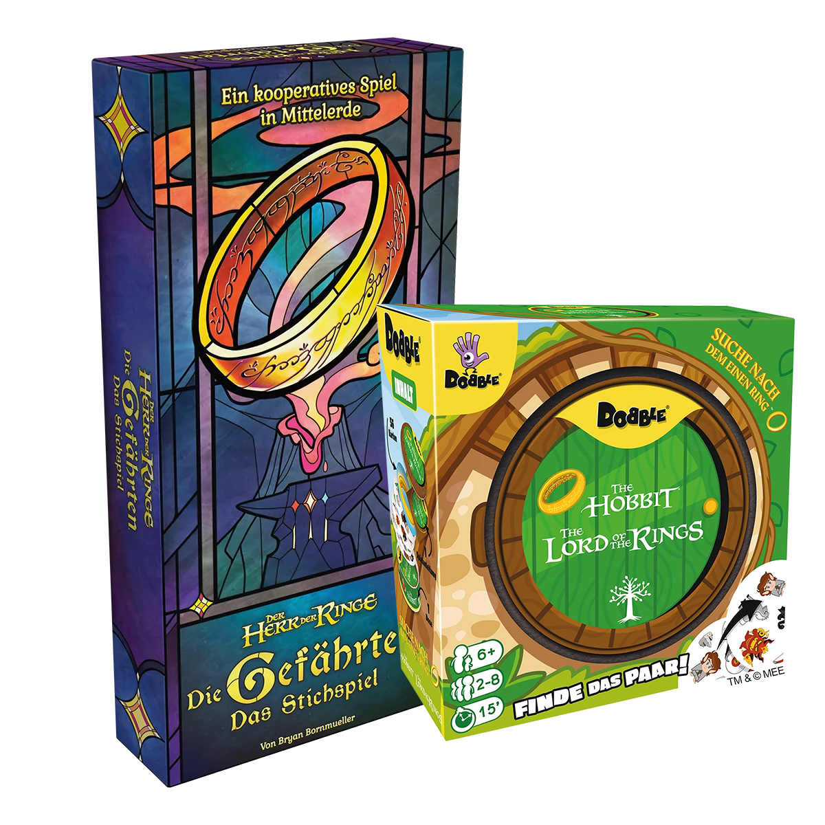 Der Herr der Ringe Die Gefährten – Das Stichspiel + Dobble Der Herr der Ringe