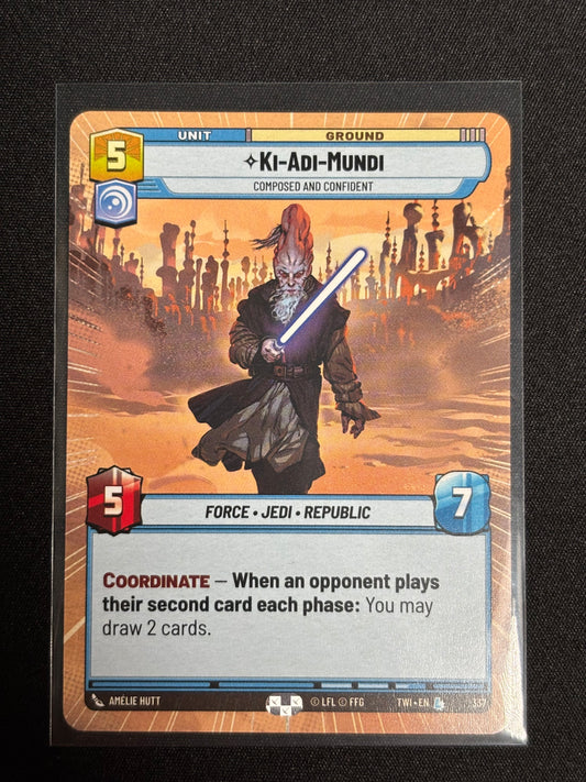 Ki-Adi-Mundi | Hyperspace | TWI 337 | Star Wars Unlimited | TWI