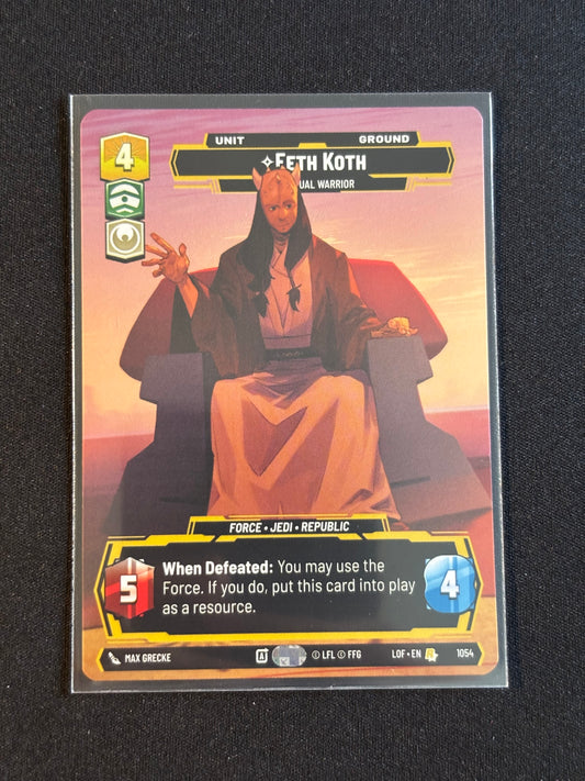 Eeth Koth Prestige - Legends of the Force XLOF 1054 Star Wars Unlimited