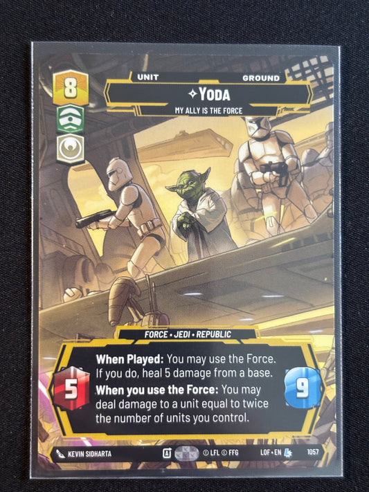 Yoda Prestige - Legends of the Force XLOF 1057 Star Wars Unlimited