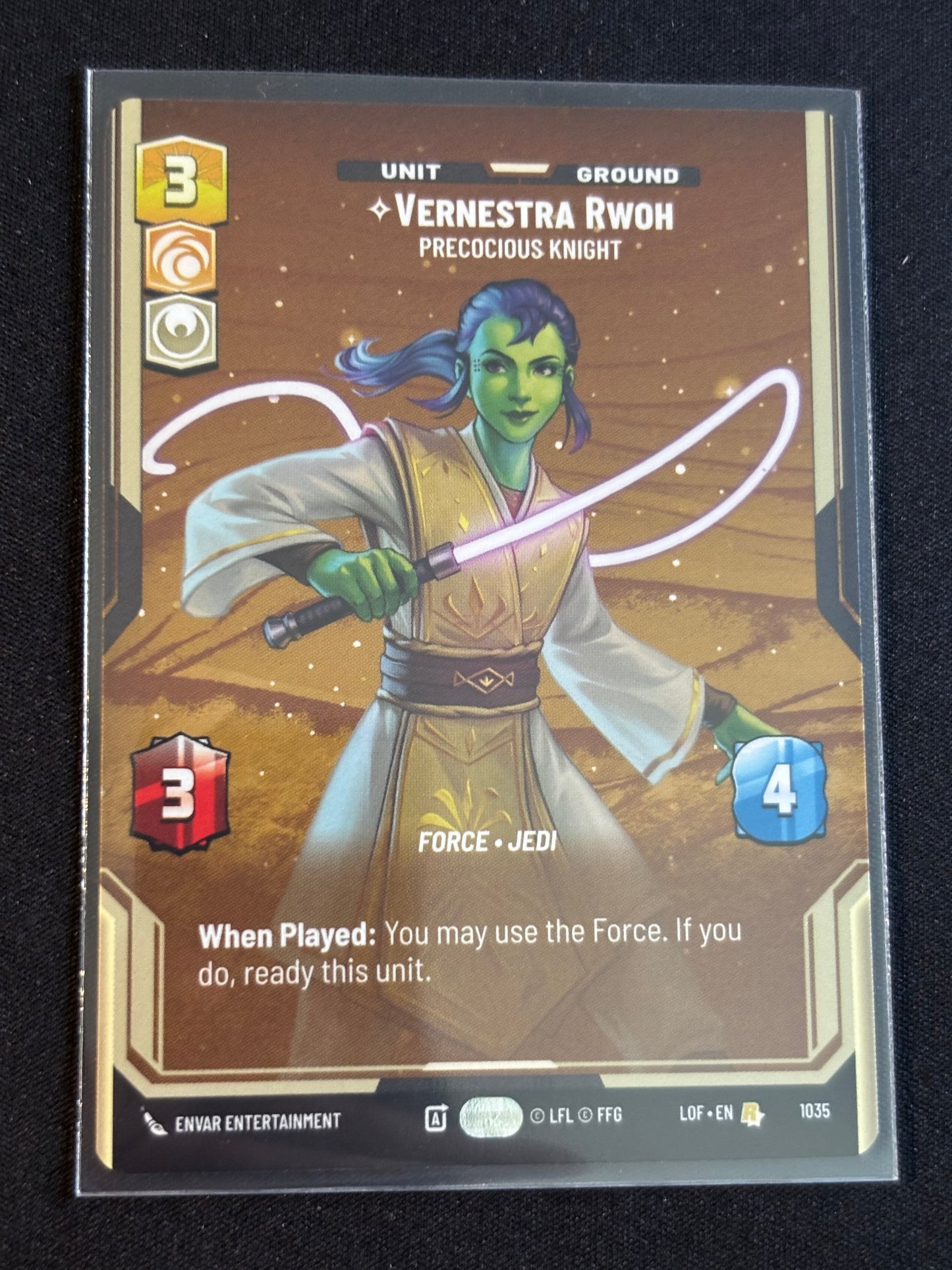 Vernestra Rwoh Prestige - Legends of the Force XLOF 1035 Star Wars Unlimited