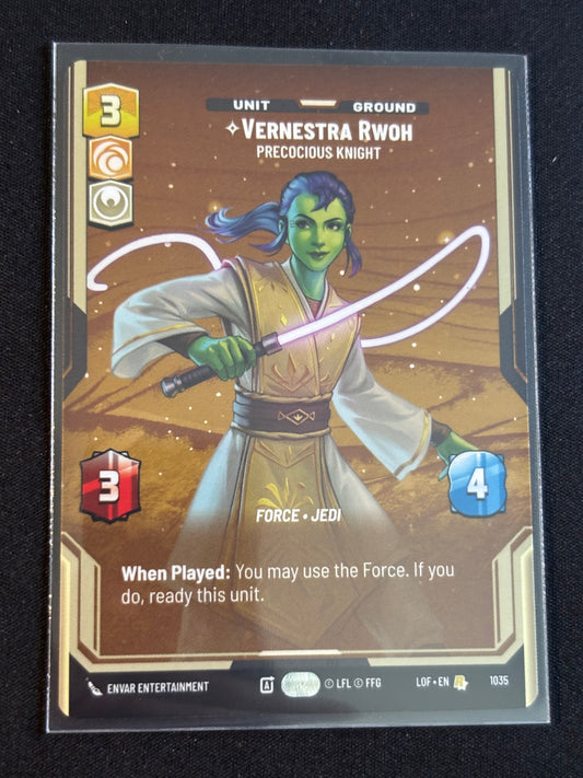 Vernestra Rwoh Prestige - Legends of the Force XLOF 1035 Star Wars Unlimited