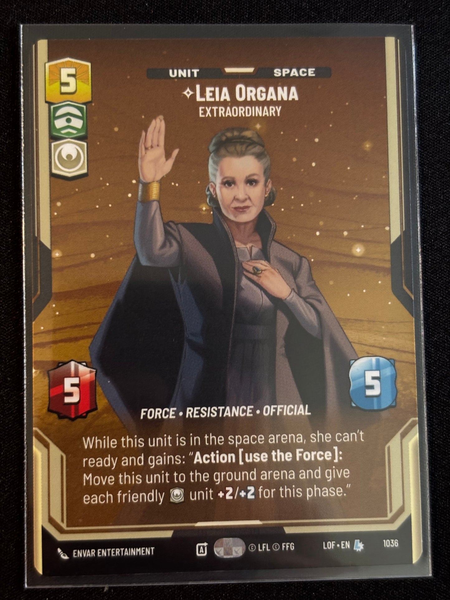 Leia Organa Prestige - Legends of the Force XLOF 1036 Star Wars Unlimited