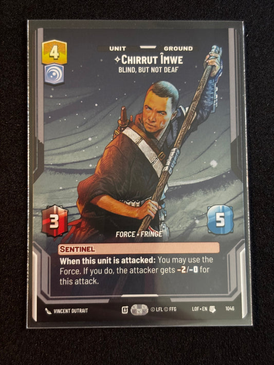 Chirrut Îmwe Prestige - Legends of the Force XLOF 1046 Star Wars Unlimited