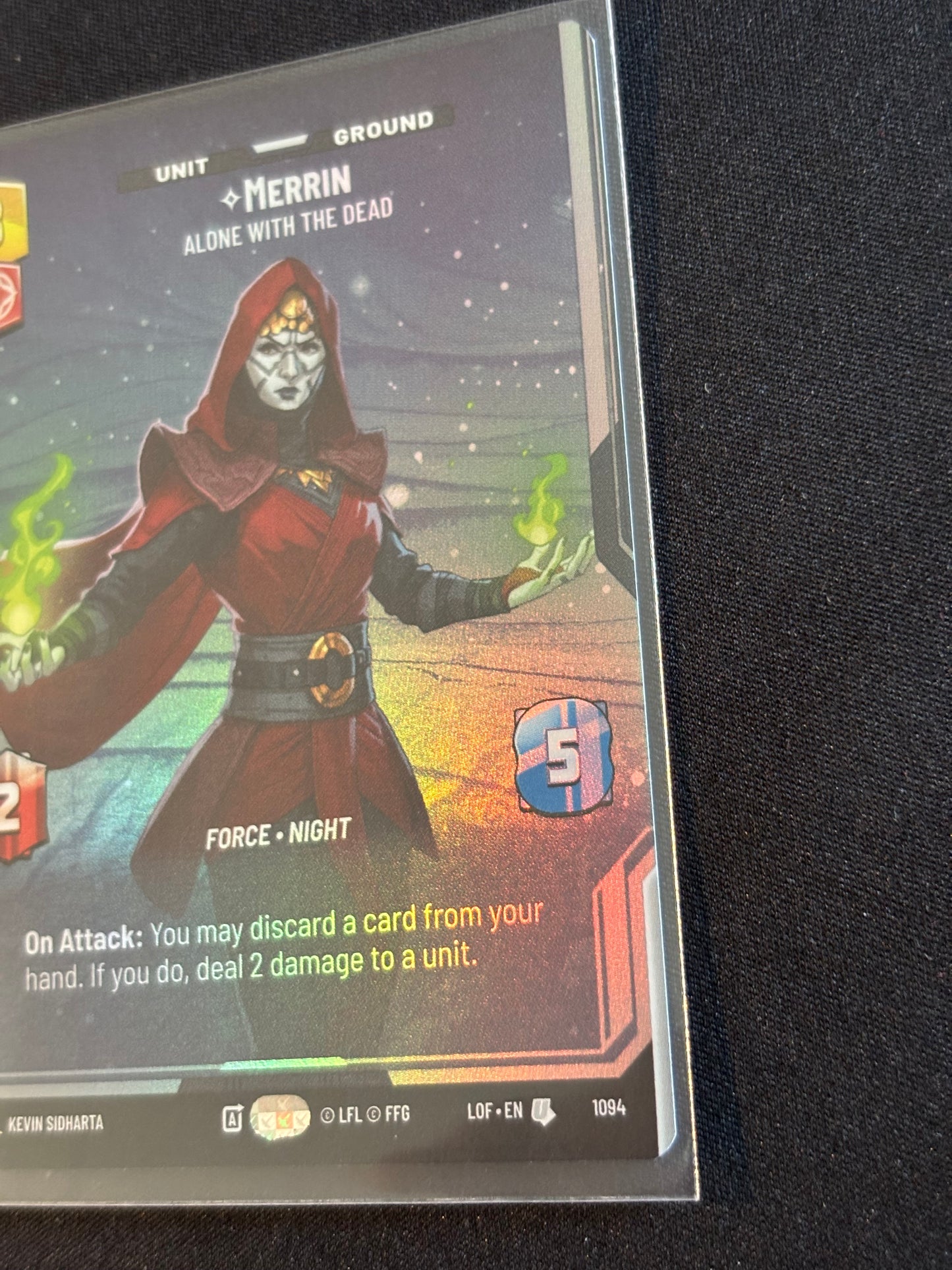 Merrin Prestige Foil - Legends of the Force XLOF 1094 Star Wars Unlimited