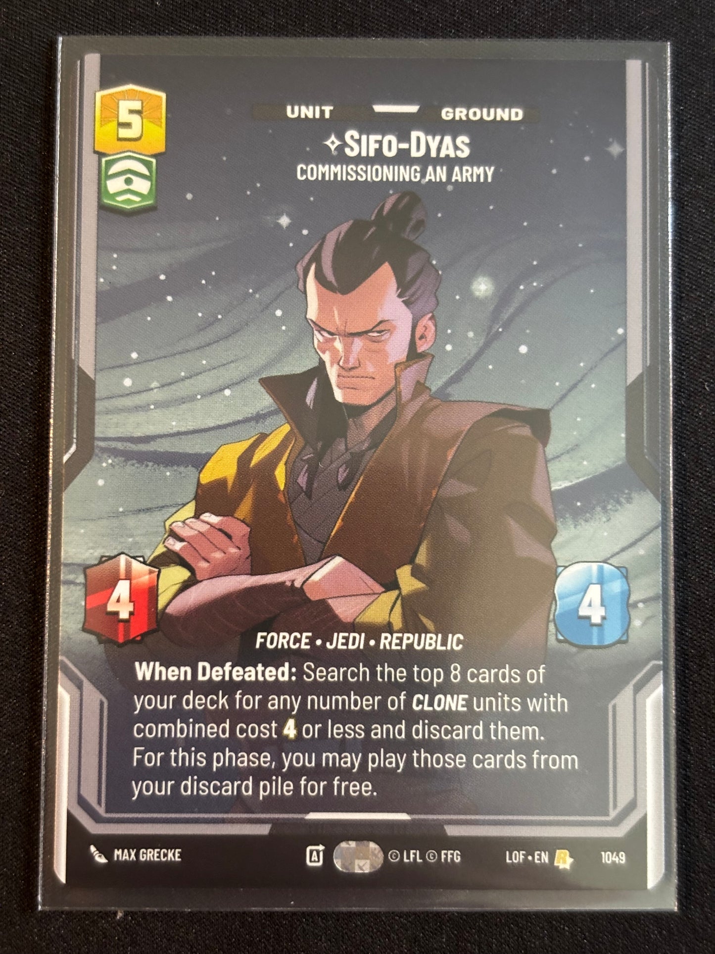 Sifo-Dyas Prestige - Legends of the Force XLOF 1049 Star Wars Unlimited