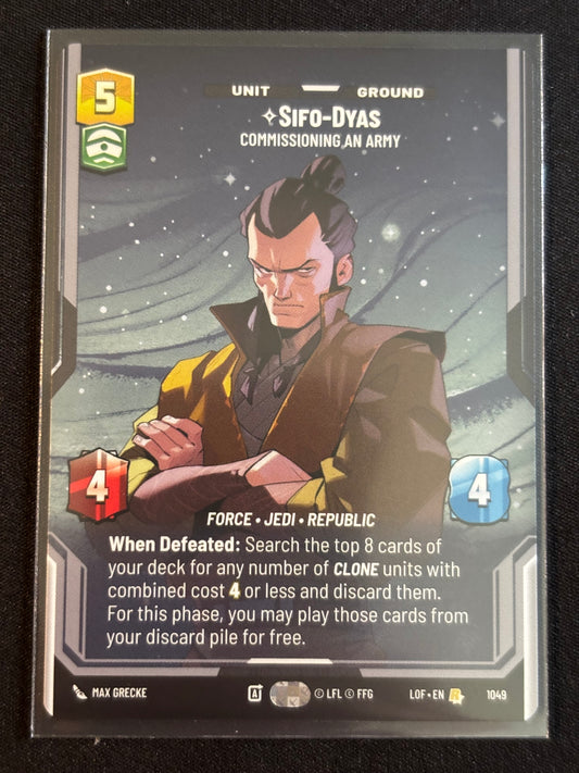Sifo-Dyas Prestige - Legends of the Force XLOF 1049 Star Wars Unlimited