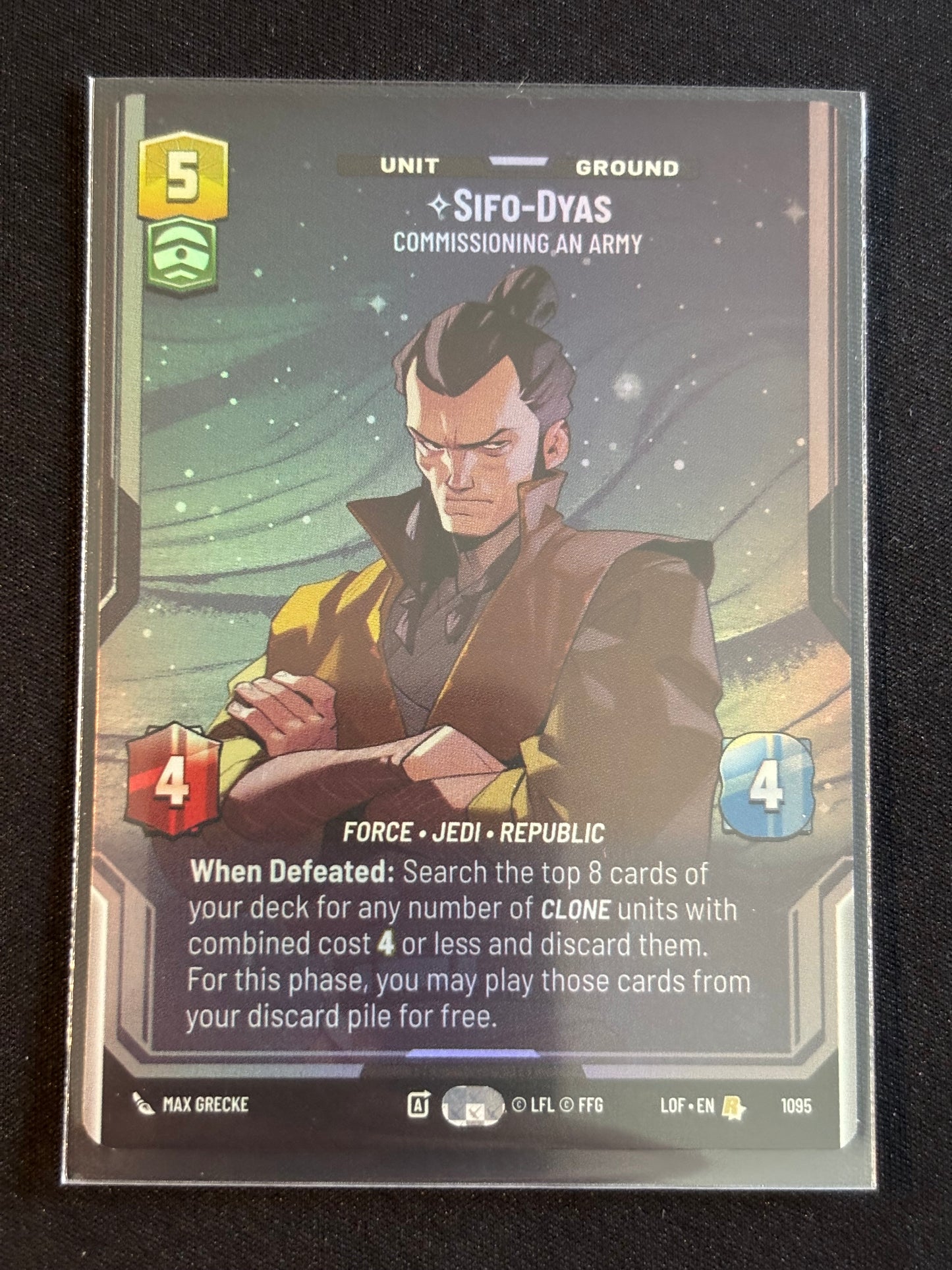 Sifo-Dyas Prestige Foil - Legends of the Force XLOF 1095 Star Wars Unlimited