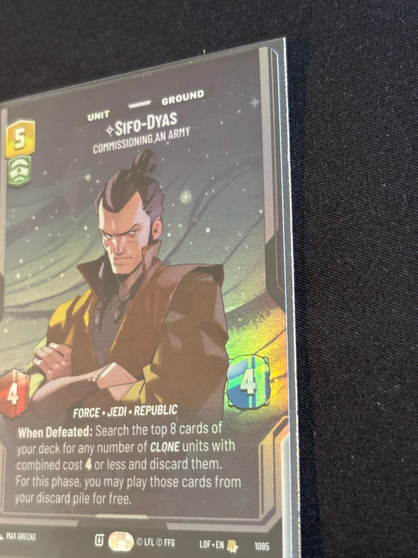 Sifo-Dyas Prestige Foil - Legends of the Force XLOF 1095 Star Wars Unlimited