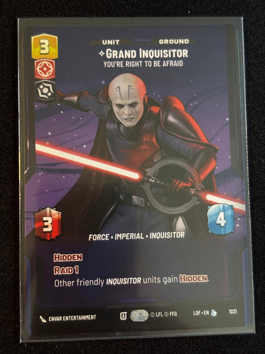 Grand Inquisitor Prestige - Legends of the Force XLOF 1031 Star Wars Unlimited