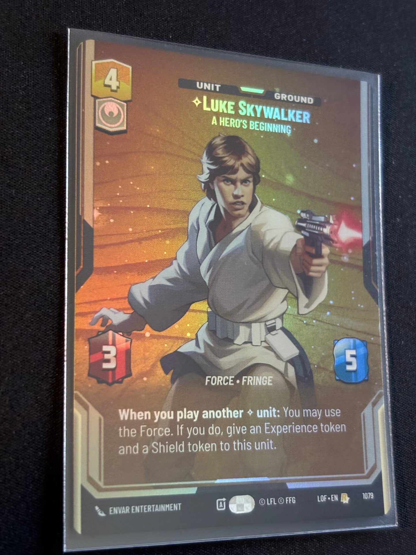 Luke Skywalker Prestige Foil - Legends of the Force XLOF 1079 Star Wars Unlimited