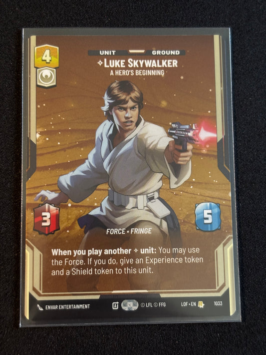 Luke Skywalker Prestige - Legends of the Force XLOF 1033 Star Wars Unlimited