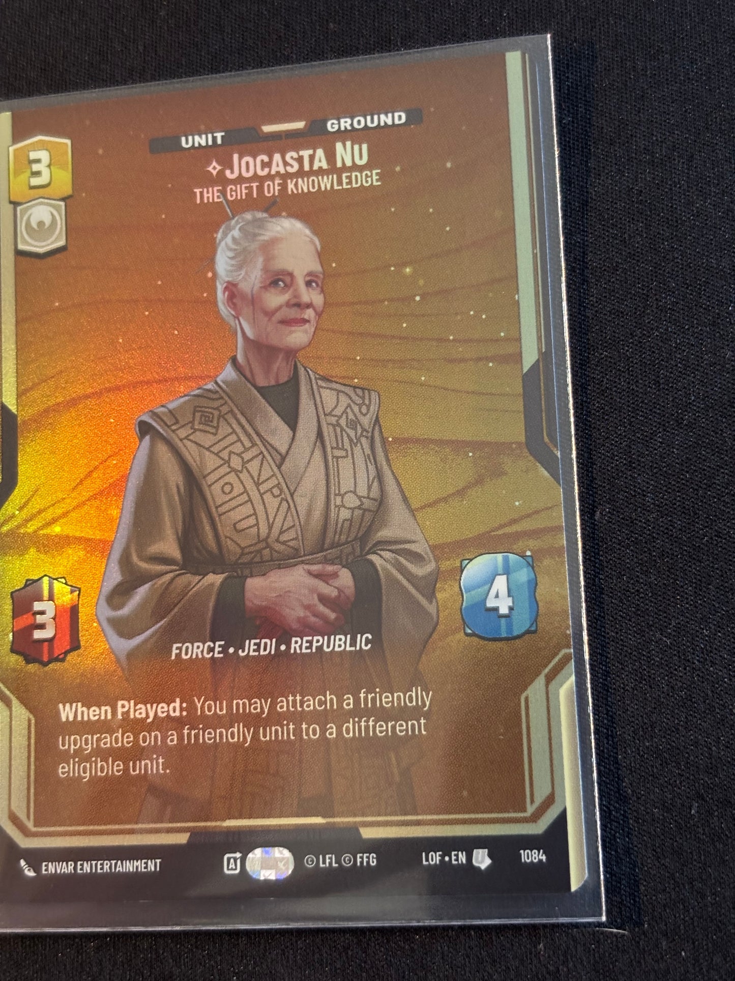 Jocasta Nu Prestige Foil - Legends of the Force XLOF 1084 Star Wars Unlimited