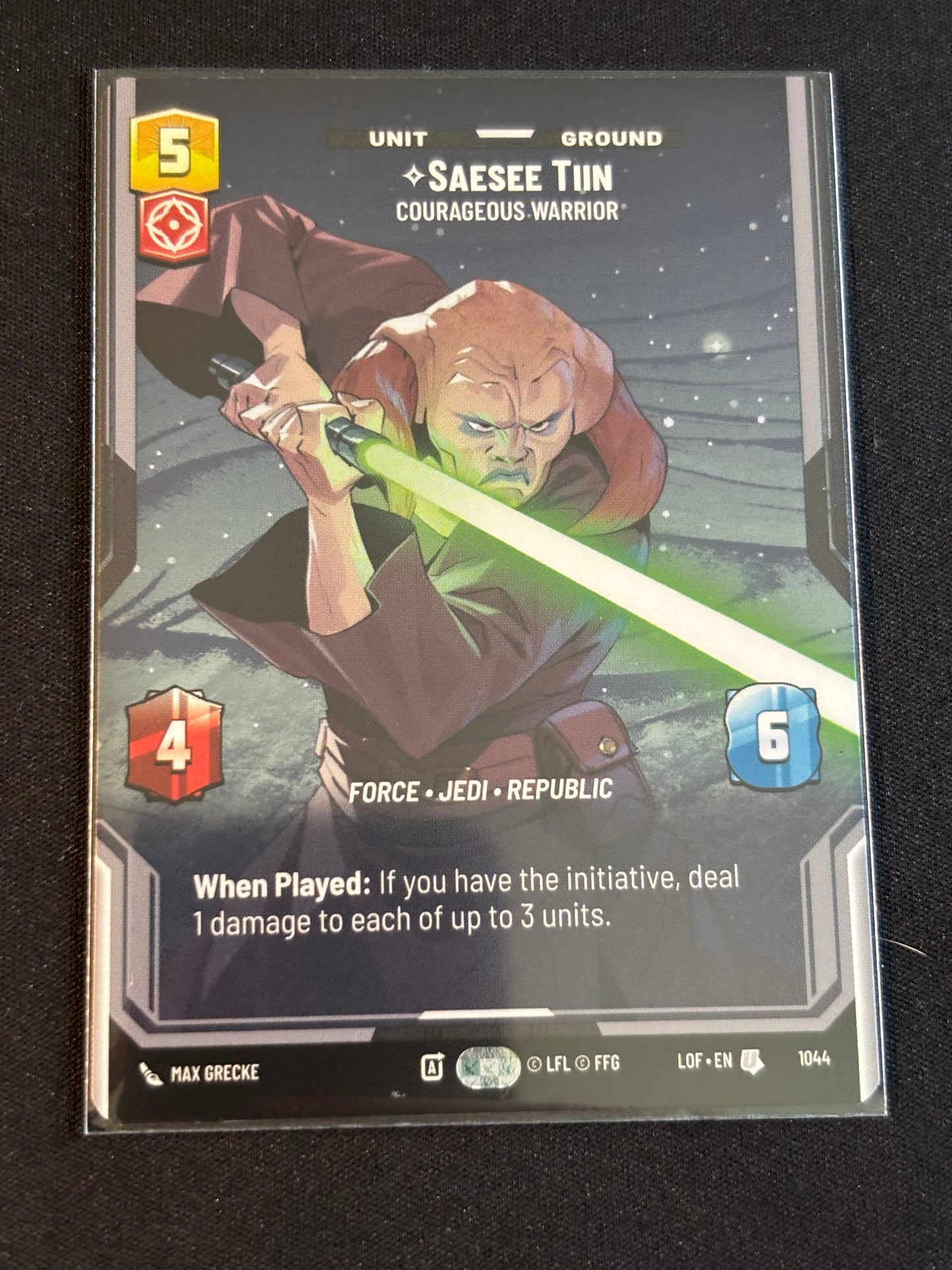 Saesee Tiin Prestige - Legends of the Force XLOF 1044 Star Wars Unlimited