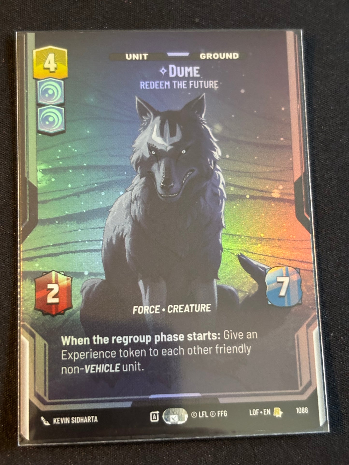 Dume Prestige Foil - Legends of the Force XLOF 1088 Star Wars Unlimited