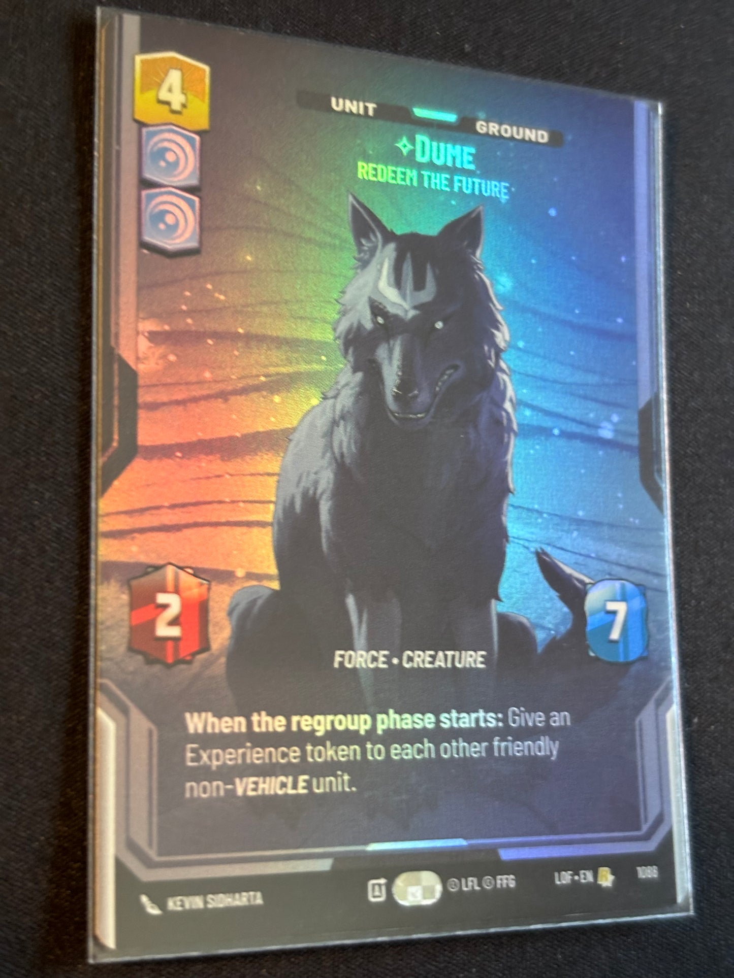 Dume Prestige Foil - Legends of the Force XLOF 1088 Star Wars Unlimited