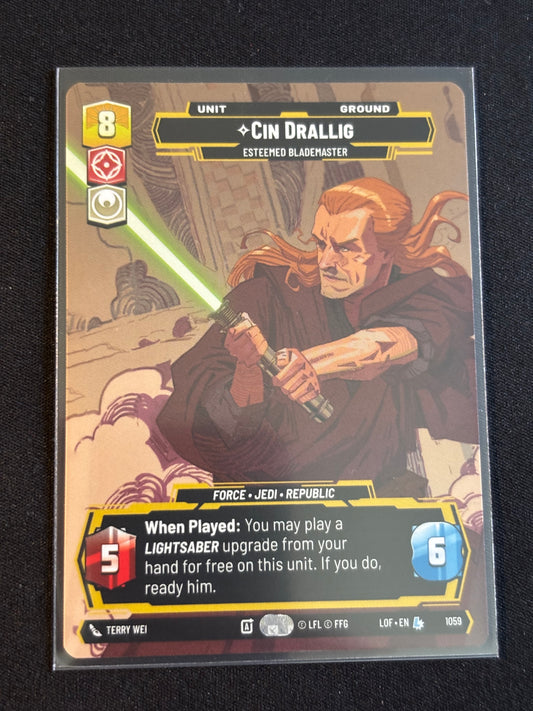 Cin Drallig Prestige - Legends of the Force XLOF 1059 Star Wars Unlimited