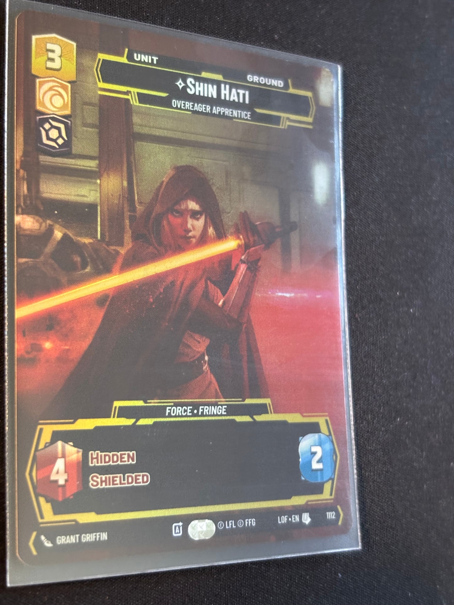 Shin Hati Prestige Foil - Legends of the Force XLOF 1112 Star Wars Unlimited