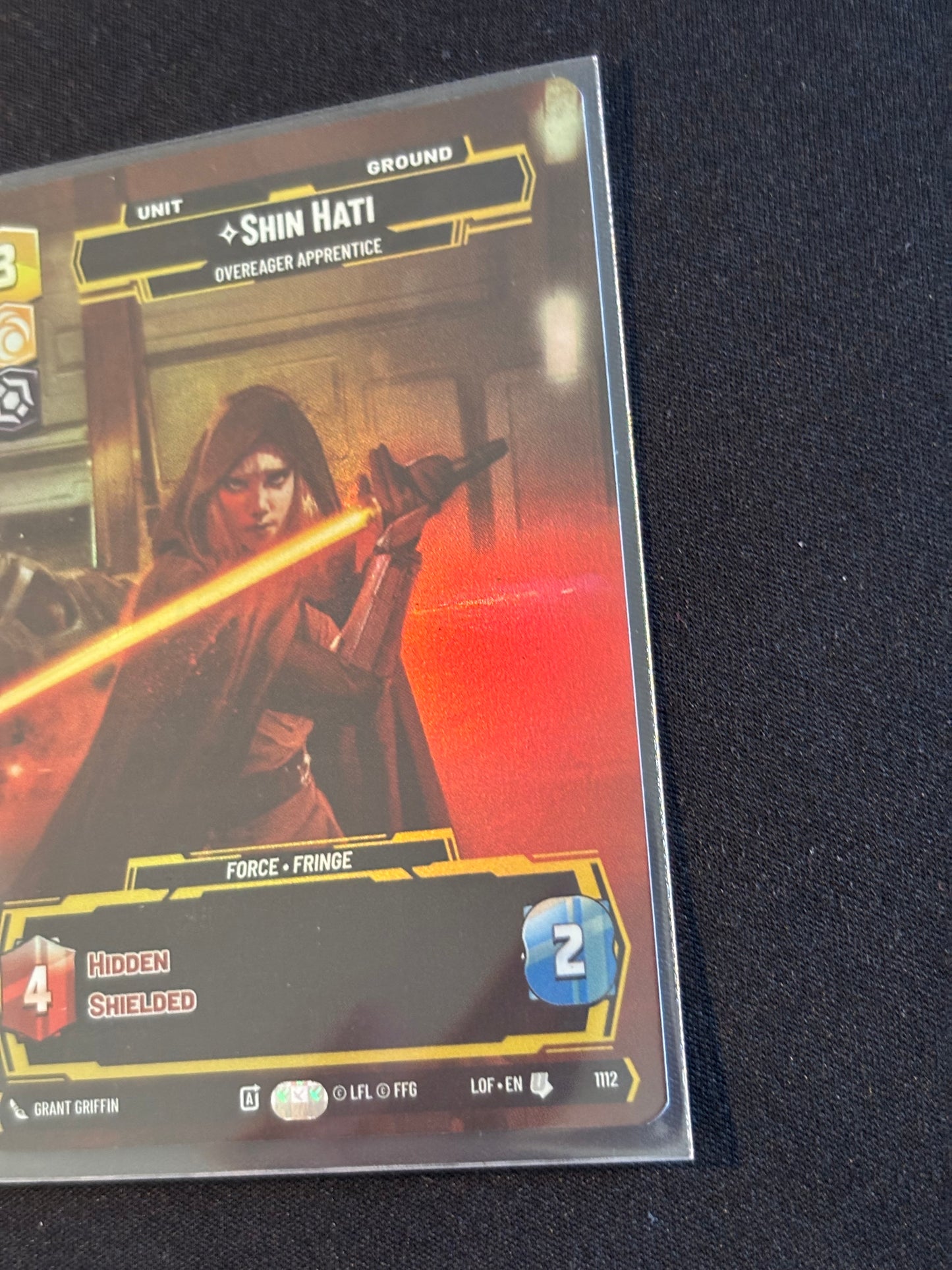 Shin Hati Prestige Foil - Legends of the Force XLOF 1112 Star Wars Unlimited
