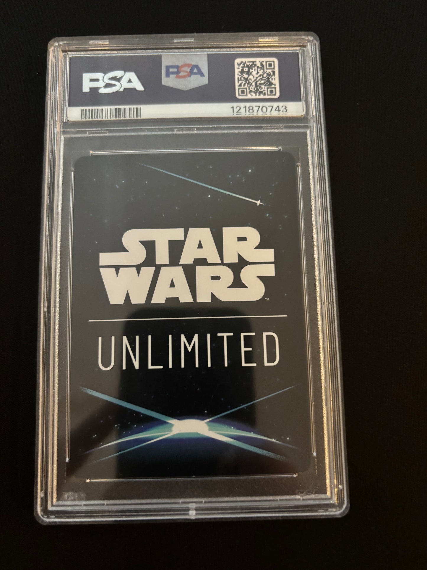 2025 Star Wars Unlimited JTL Darth Vader Hyperspace PSA 9