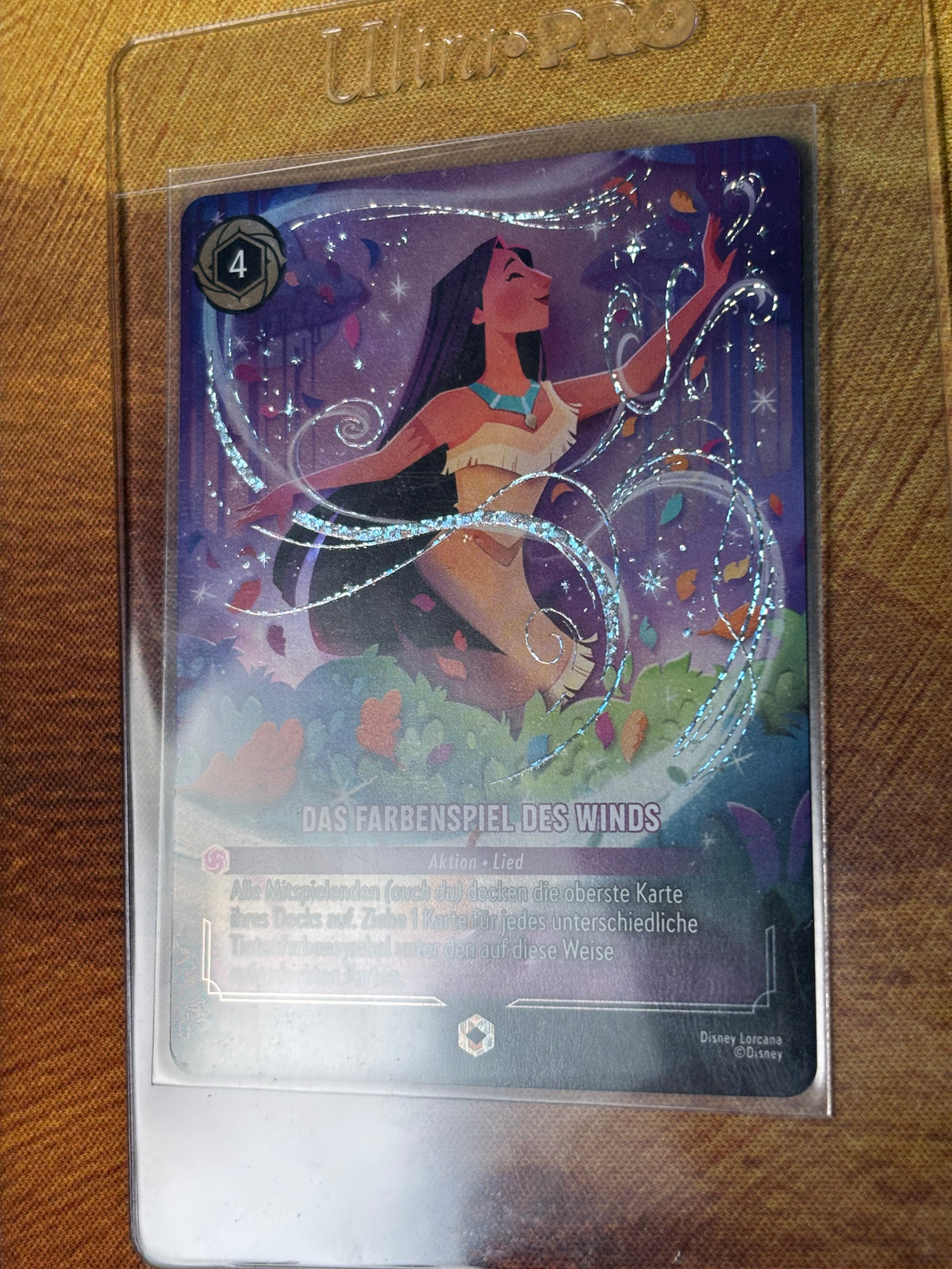 Disney Lorcana Das Farbenspiel des Winds Enchanted 228/204 Winterzauber Deutsch