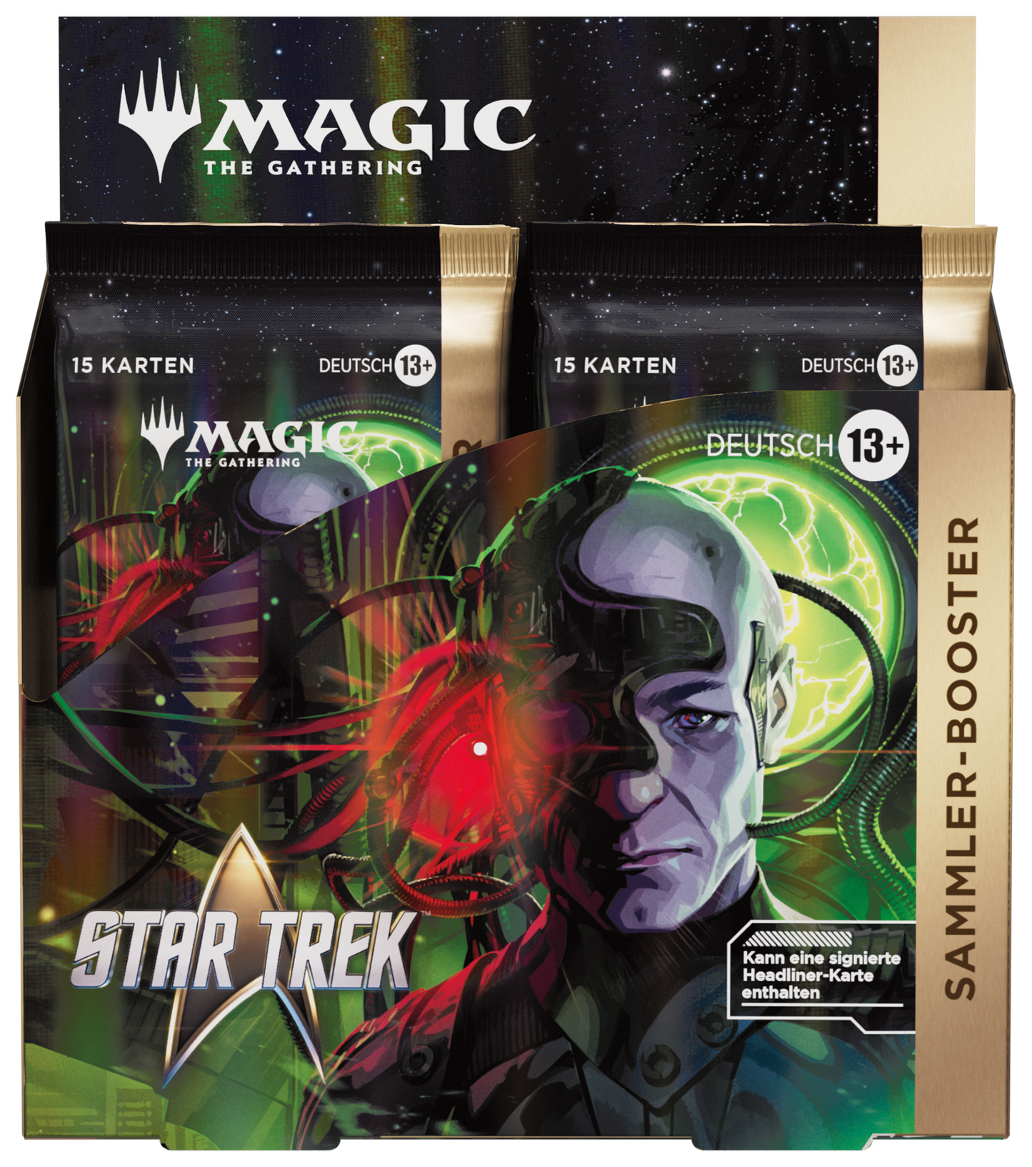 MTG  Star Trek Collector Booster Display 12 Boosters  DE