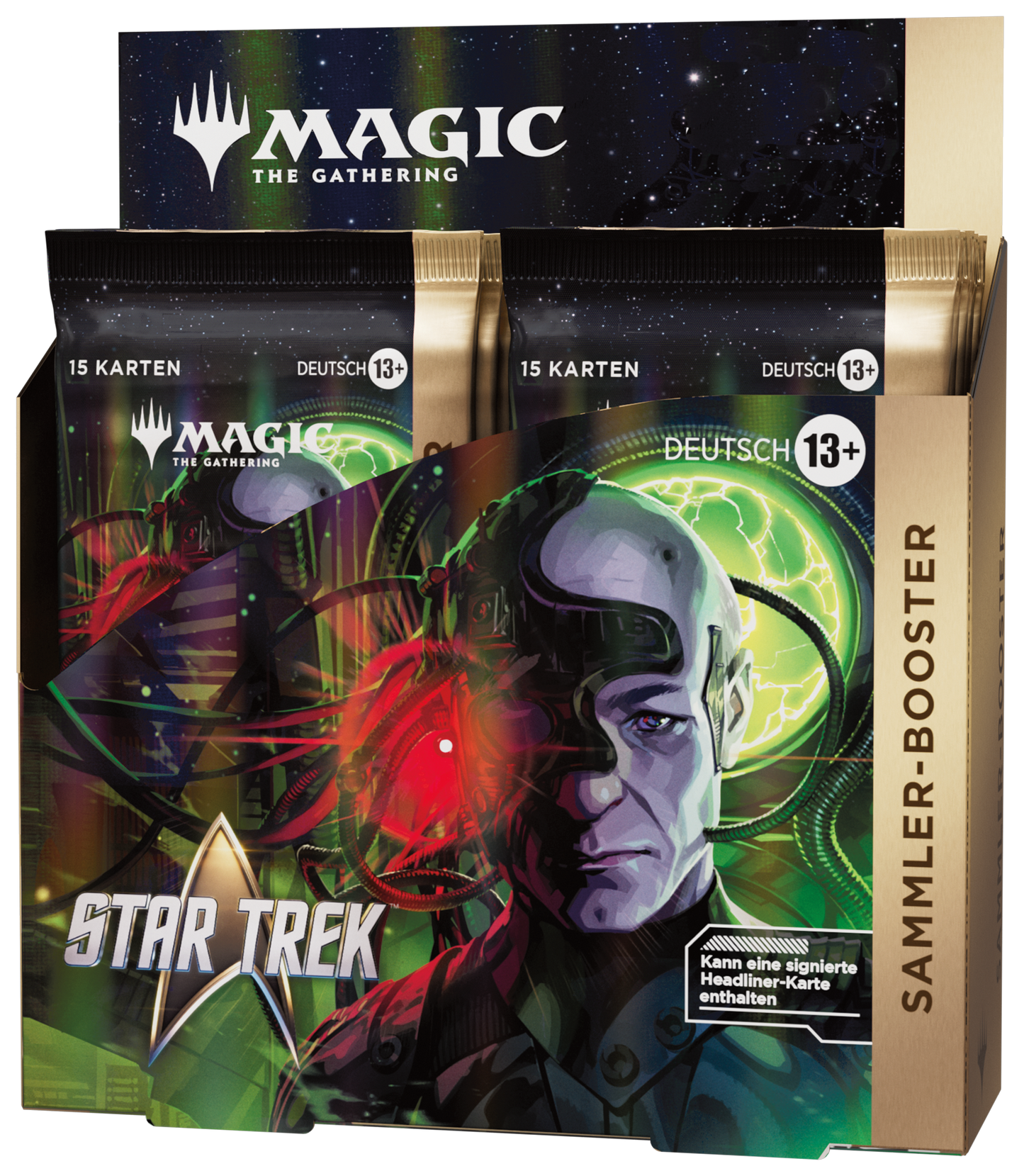 MTG  Star Trek Collector Booster Display 12 Boosters  DE