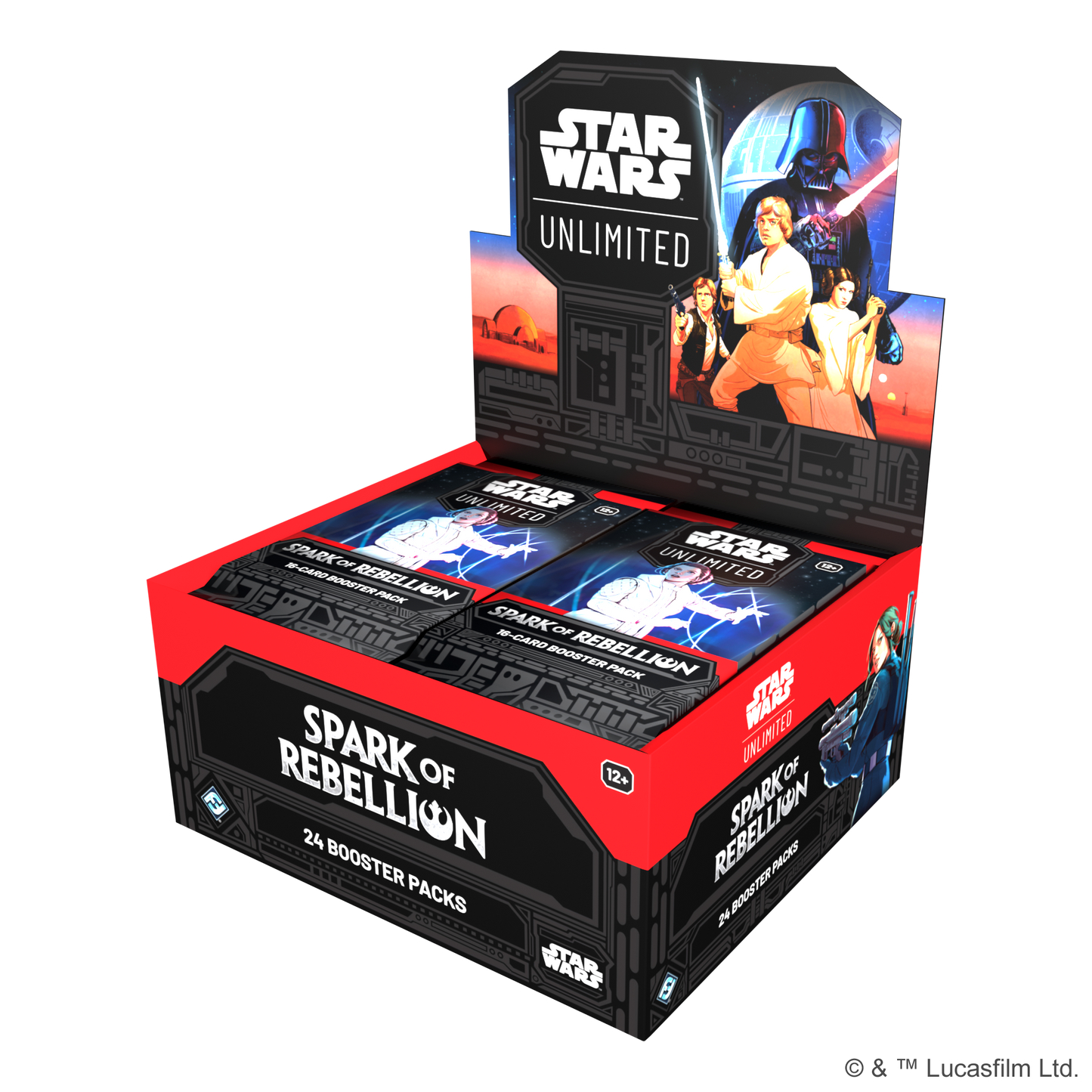 Star Wars Unlimited Spark of Rebellion Booster Display
