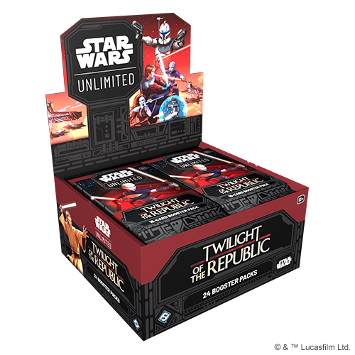 Star Wars Unlimited Twilight of the Republic Display 24 Booster Englisch
