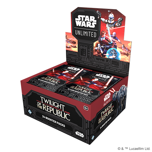 Star Wars Unlimited Twilight of the Republic Display 24 Booster Englisch