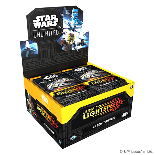Star Wars Unlimited Jump to Lightspeed Booster Display