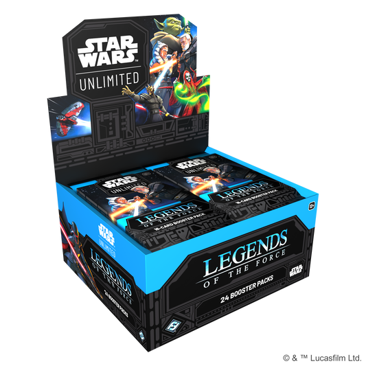 Star Wars Unlimited – Legends of the Force Booster-Display