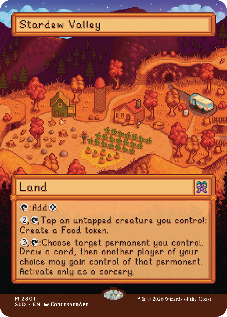 MTG - Secret Lair x Stardew Valley Welcome to Stardew Valley