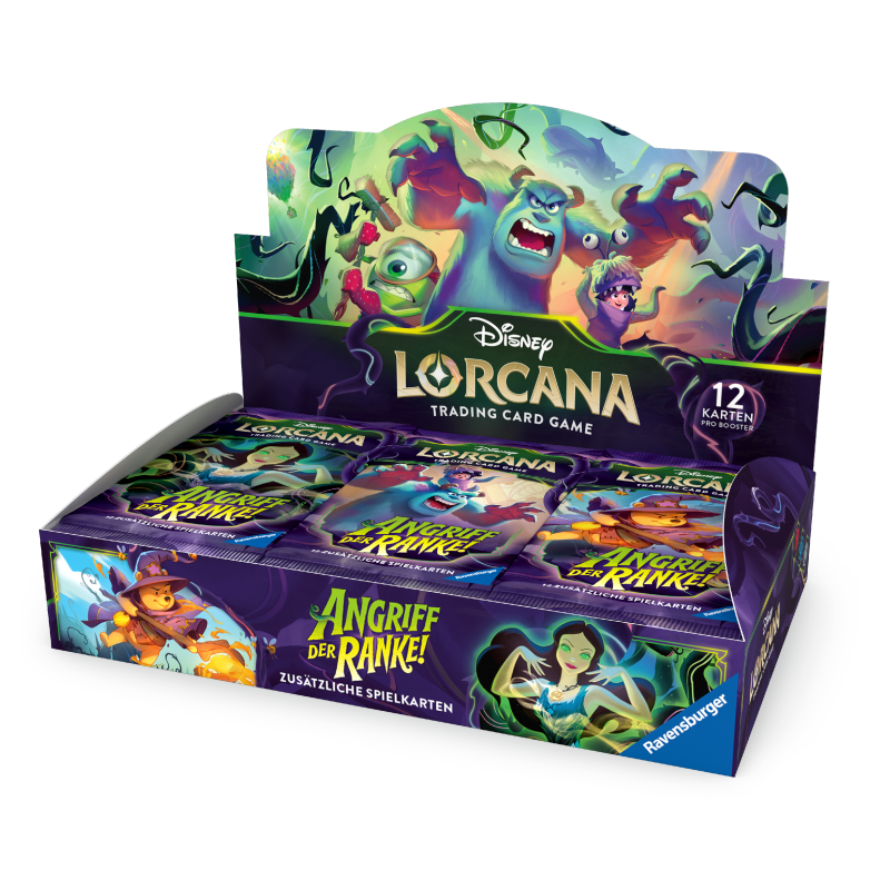 Disney Lorcana Angriff der Ranke Booster Display 24 boosters Deutsch