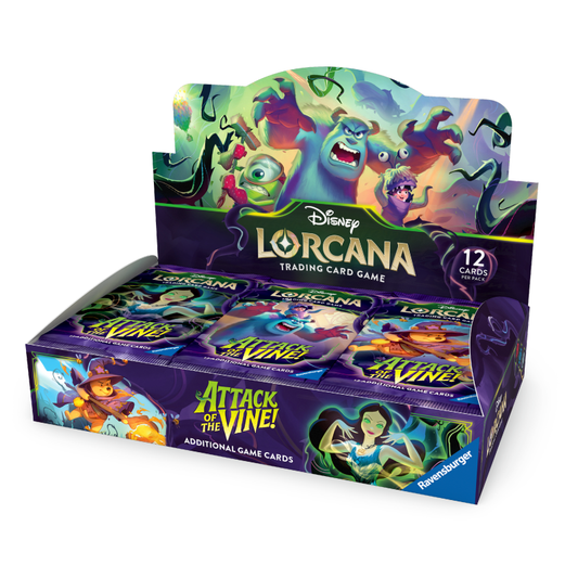 Disney Lorcana Attack of the Vine Booster Display 24 boosters Englisch