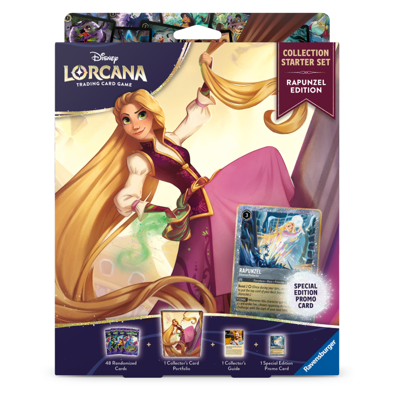 Disney Lorcana Starterset für Sammler Rapunzel Englisch