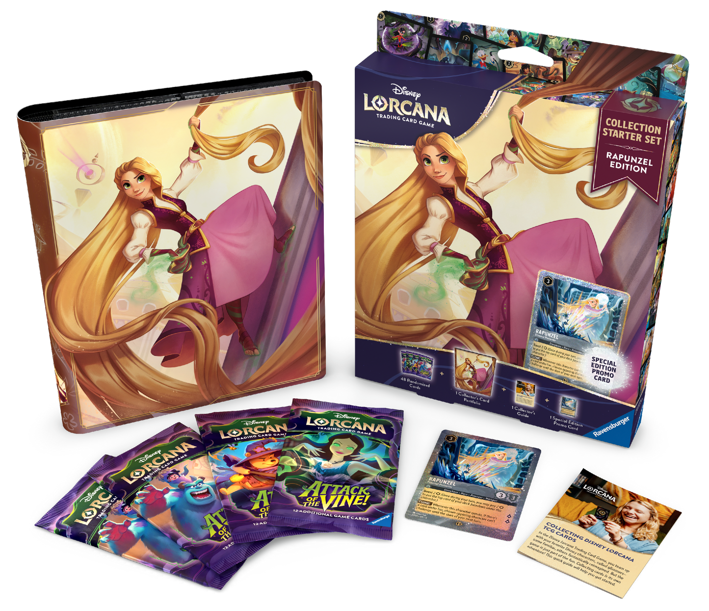 Disney Lorcana Starterset für Sammler Rapunzel Englisch