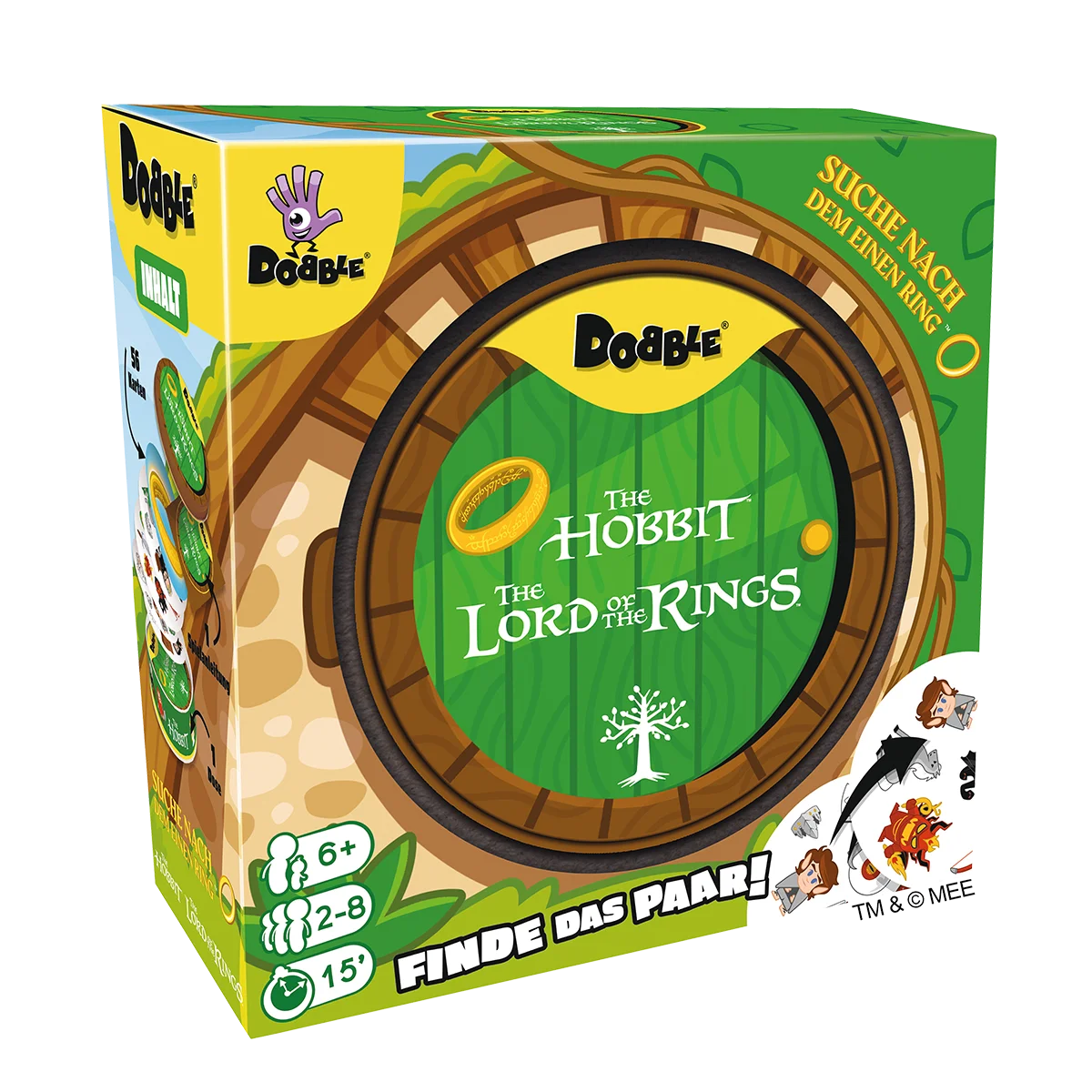 Der Herr der Ringe Die Gefährten – Das Stichspiel + Dobble Der Herr der Ringe