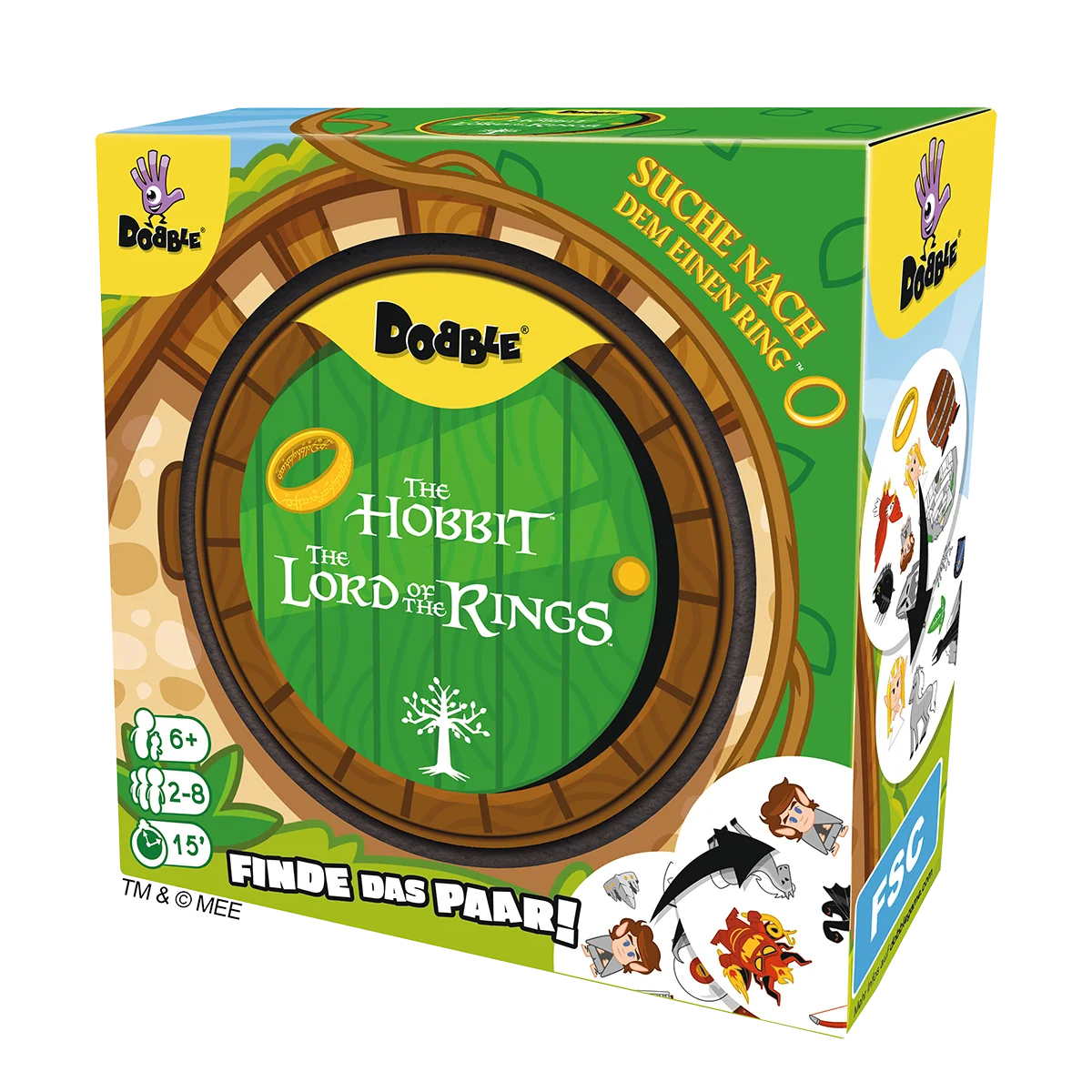 Der Herr der Ringe Die Gefährten – Das Stichspiel + Dobble Der Herr der Ringe